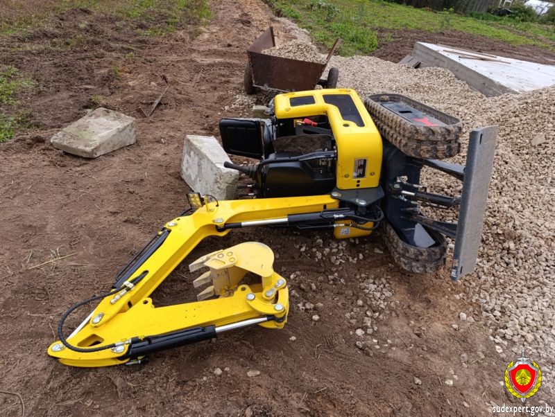 мужчину придавило ковшом СТ «Урожайные сотки»